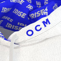 OCM Hooded Pullover - Men's - White & Blue - CA Voting