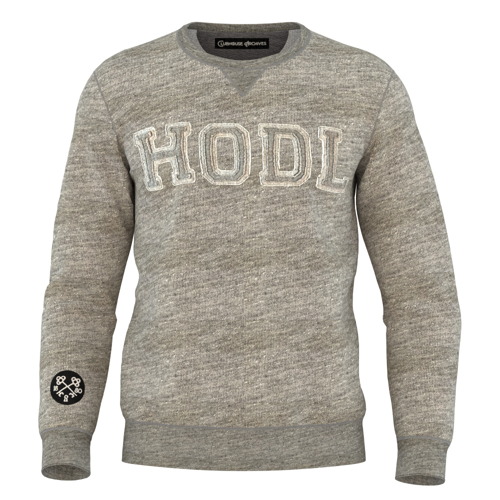 HODL Unisex Luxe Crewneck Pullover