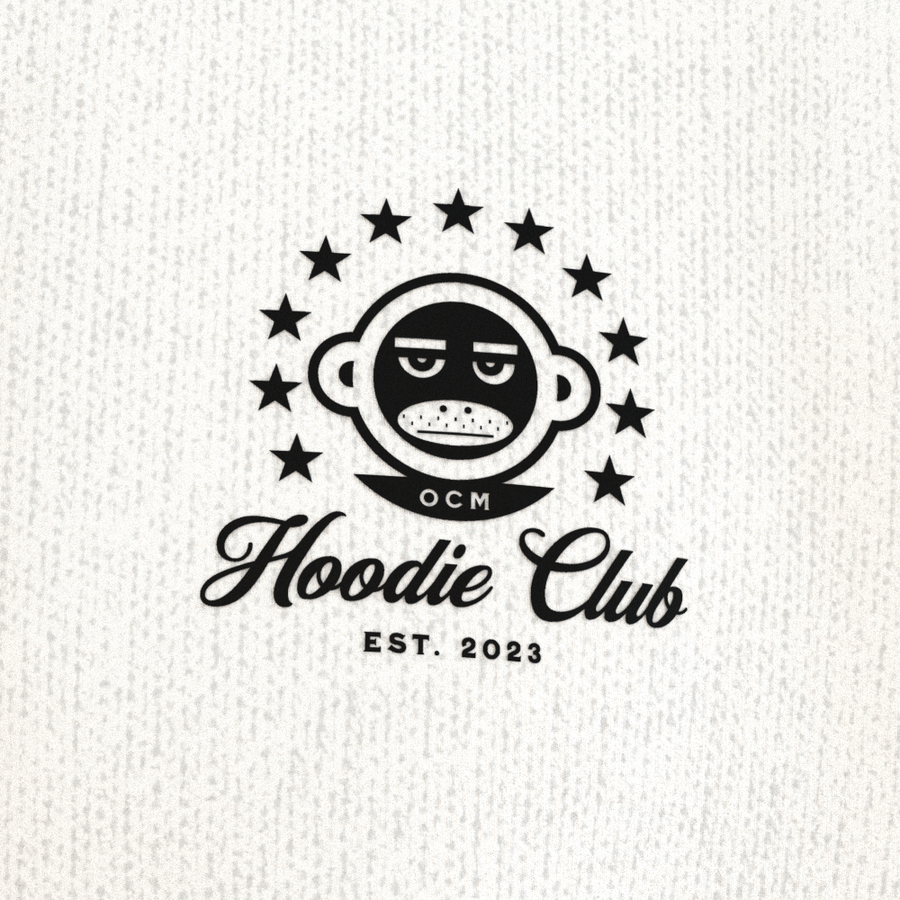 OCM Hooded Pullover - Men's - White & Black - CA Voting