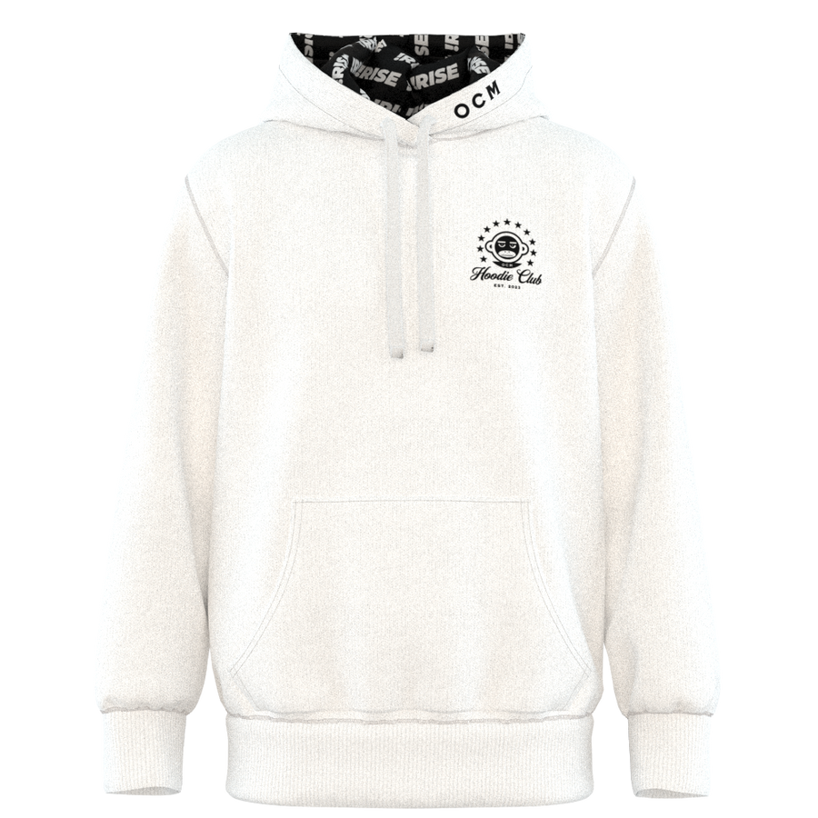 OCM Hooded Pullover - Men's - White & Black - CA Voting