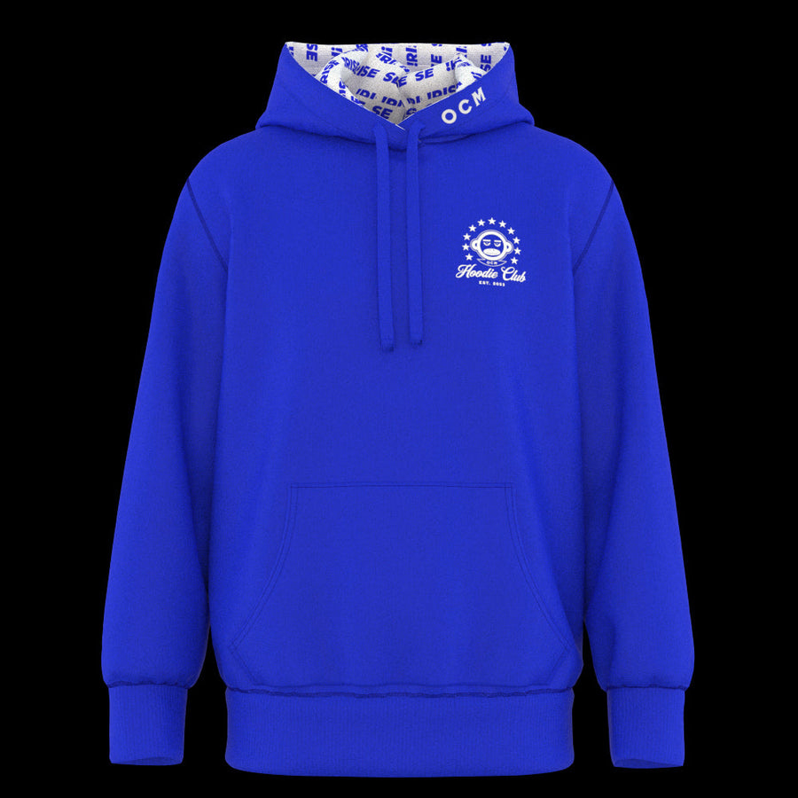 OCM Hooded Pullover - Men's - Blue & White - Ca Voting